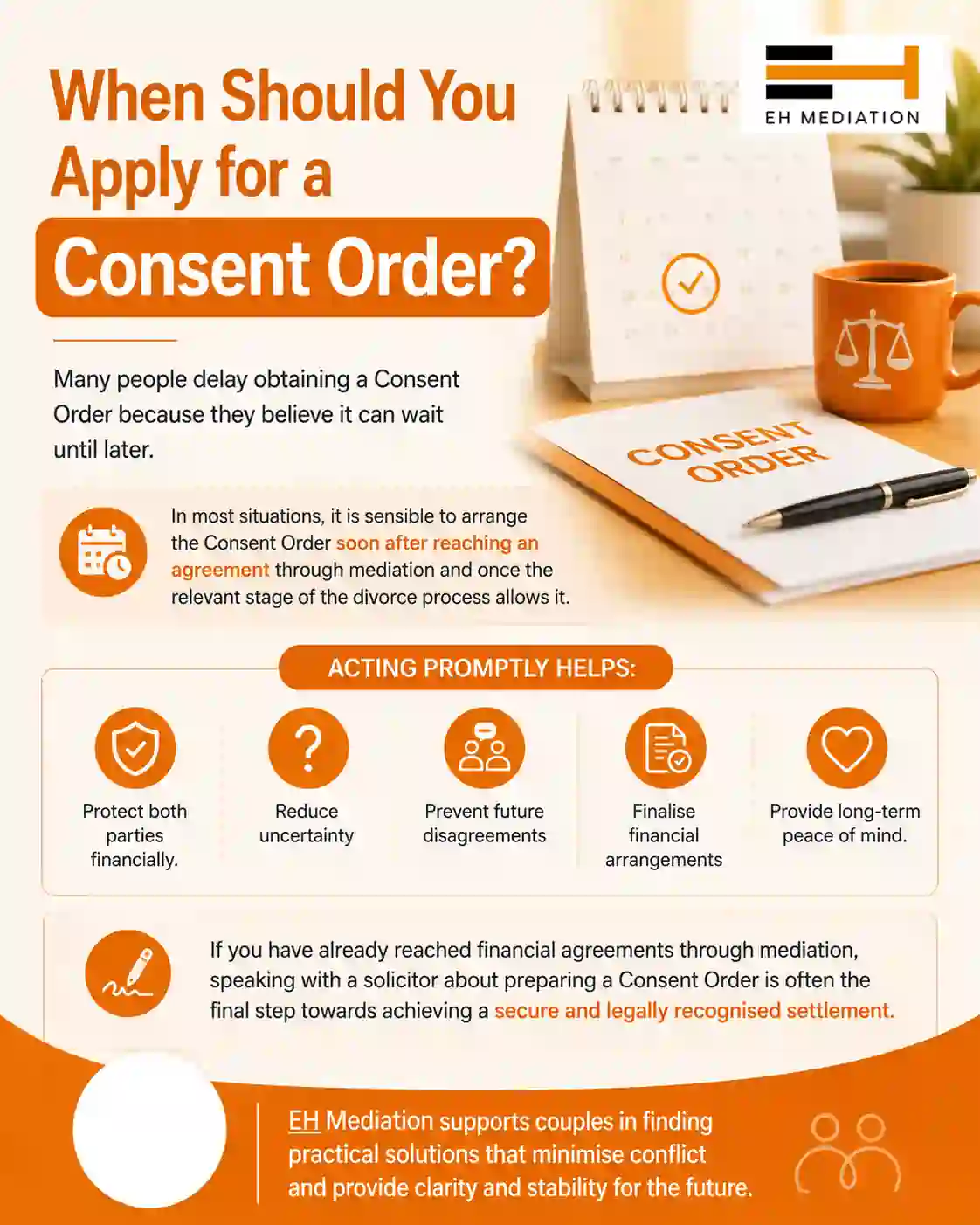 When Should You Apply for a Consent Order Cambridgeshire?